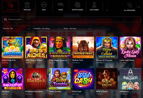 Oshi Casino Games for Real Money 