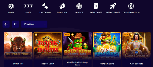 Dazard Online Casino Games 